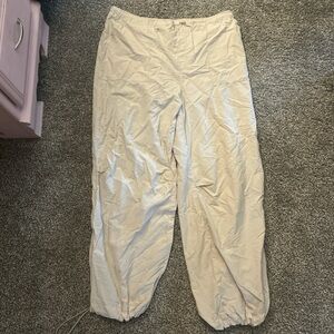 Aeropostale Beige Parachute Pants